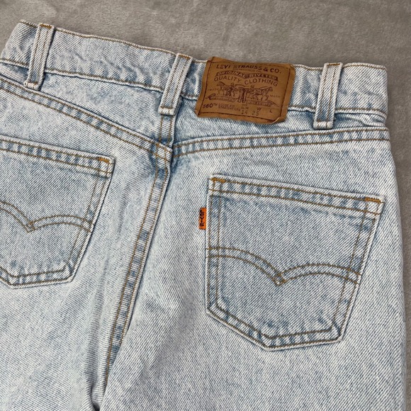 Levi's Denim - VTG Levis 560 Jeans Women 14 Blue Loose Fit Straight Leg Orange Tab Made in USA